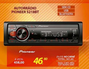 Autorradio Pioneer S218BT