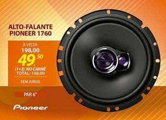 Lojas Cem Alto-Falante Pioneer 1760 oferta