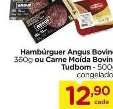 Hambúrguer Angus Bovino Ou Carne Moída Bovina Tudbom 500g