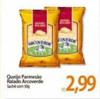 Atacadão Queijo Parmesao Ralado Arcoverde 50g oferta