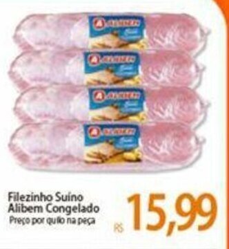 Atacadão Filezinho Suino Alibem congelado oferta