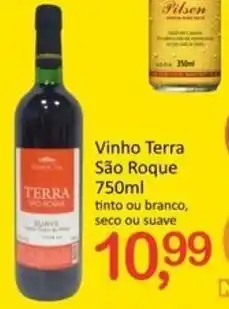 Rede Litoral de Supermercados Vinho Terra Sao Roque 750ml oferta