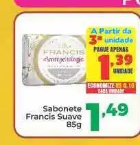 Sempre Vale Supermercados Saboente Francis Suave 85g oferta
