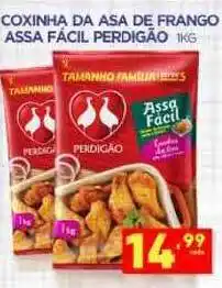 Novo Mix Coxinha Da Asa De Frango Assa Fácil Perdigão 1kg oferta