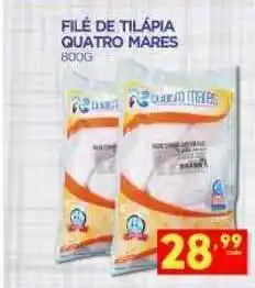 Novo Mix Filé De Tilápia Quatro Mares 800g oferta