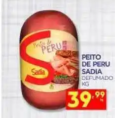 Novo Mix Peito De Peru Sadia 1kg oferta