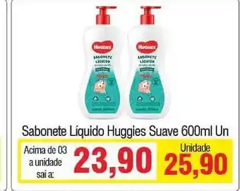Spani Atacadista Sabonete Líquido Huggies Suave 600ml oferta