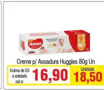 Spani Atacadista Creme P Assadura Huggies 80g oferta