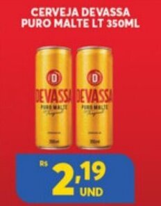 Cerveja Devassa puro Malte LT 350ml