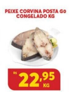 Atacadão Centro Sul Peixe Corvina Posta Go Congelada 1kg oferta