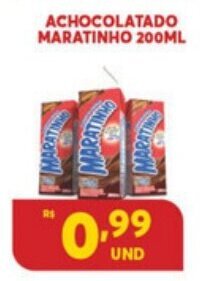 Atacadão Centro Sul Achocolatado Marantinho 200ml oferta