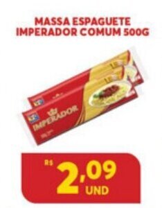 Atacadão Centro Sul Massa Espaguete Imperador Comum 500g oferta