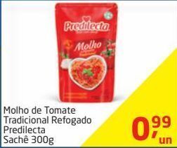 Tenda Atacado Molho de tomate tradicional refogado predilecta 300g oferta