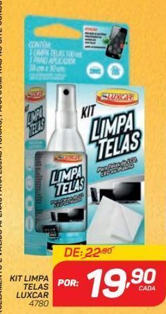 GBarbosa Kit limpa telas luxcar oferta