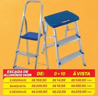 GBarbosa Escada de alumínio mor 3 degraus oferta