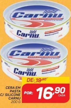 Cera em pasta c/ silicone carnu 200 g