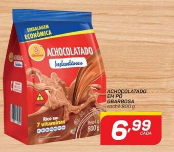 GBarbosa Achocolatado em pó gbarbosa x 800 g oferta