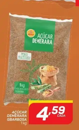 Açúcar demerara gbarbosa x 1 kg