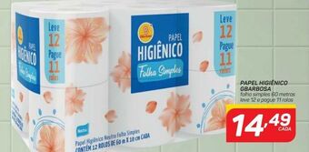 GBarbosa Papel higiênico gbarbosa oferta