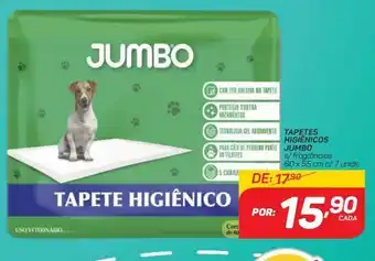 Tapete higiênicos jumbo 60x55 cm x 7 unids