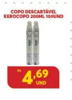 Copo Descartavel kerocopo 200ml 100und
