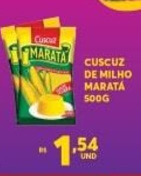 Atacadão Centro Sul Cuscuz de Milho Marata 500g oferta