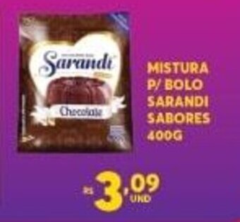 Atacadão Centro Sul Mistura p/ Bolo Sarandi sabores 400g oferta