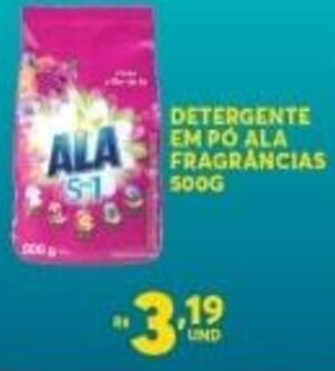 Atacadão Centro Sul Detergente em po Ala Fragrancias 500g oferta