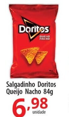 Akki Atacadista Salgadinho Doritos Queijo Nacho 84g oferta