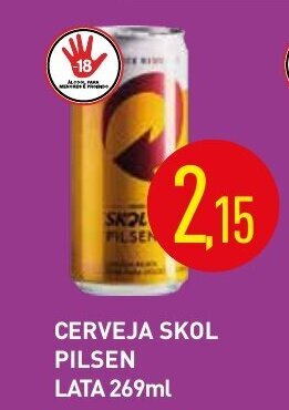 Calvo Atacadista Cerveja Skol Pilsen lata 269ml oferta