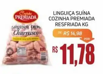 Linguica Suina Cozinha Premiada Resfriada 1kg
