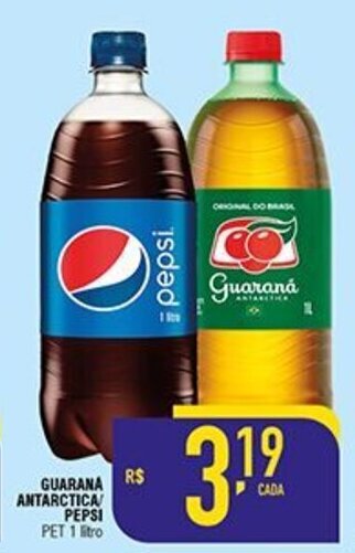 Mercantil Rodrigues Guarana Antarctica/ Pepsi 1L oferta