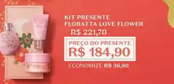 Kit presente floratta love flower