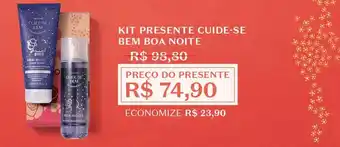 O Boticário Kit presente cuide-se bem boa noite oferta