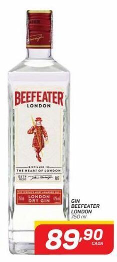 Gin beefeater london 750ml