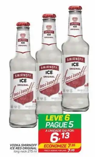 GBarbosa Vodka smirnoff ice red original 275ml oferta
