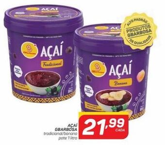 GBarbosa Açaí gbarbosa 1 litro oferta