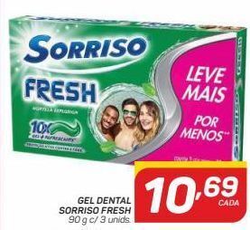 GBarbosa Gel dental sorriso fresh oferta
