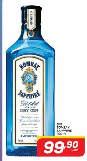 Gin bombay sapphire 750ml