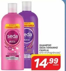 GBarbosa Shampoo seda tamanho família 670ml oferta