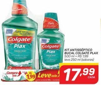 GBarbosa Kit antisséptico bucal colgate plax oferta