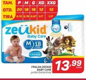 GBarbosa Fralda zeükid baby care jumbo oferta