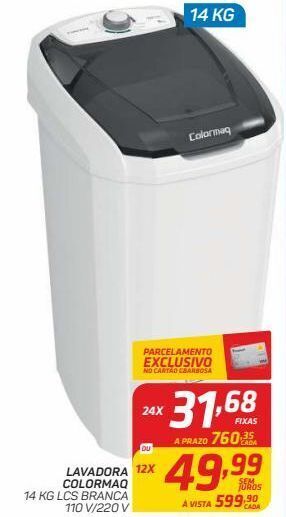 GBarbosa Lavadora colormaq oferta
