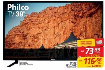 GBarbosa Tv led 39” philco oferta