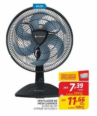 GBarbosa Ventilador de mesa cadence oferta