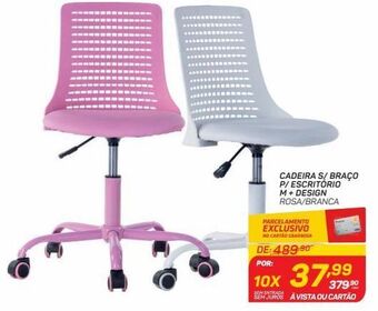 GBarbosa Cadeira s/ braço p/ escritório m + design oferta