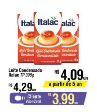 Fort Atacadista Leite Condensada Italac 395f oferta