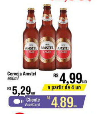 Fort Atacadista Cerveja Amstel 600ml oferta