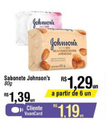 Fort Atacadista Sabonete Johnson's 80g oferta