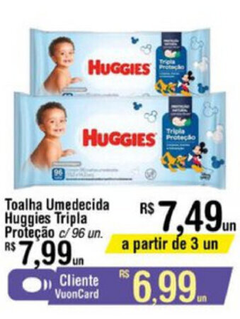 Fort Atacadista Toalha Umedecida Huggies Tripla Protecao oferta